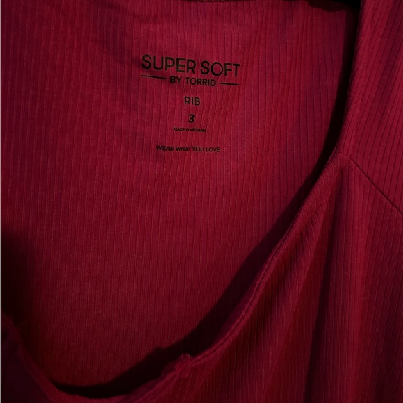 NWT 3X Torrid Ribbed Top - Picture 5 of 6
